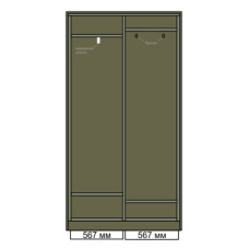 Шкаф-купе для прихожей СШ-010.07