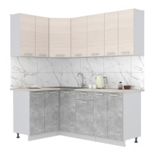 Мила Лайт угловые  ЛДСП (1,2*1,2м -1,2*3,0м)